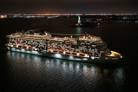 Msc Meraviglia Becomes Largest Cruise Ship To Visit New York City