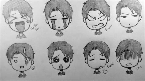 How To Draw 8 Different Chibi Emotions Drawings Figure Drawing
