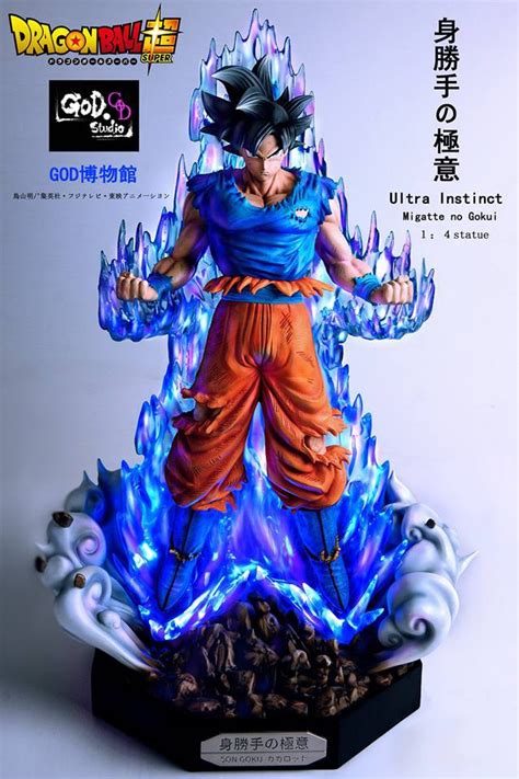 God Studio Dragon Ball Super Statue Ultra Instinct Goku Hobbies And Toys