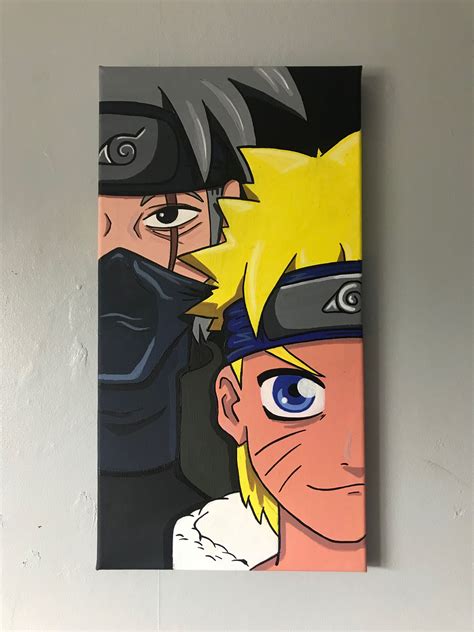 Naruto Canvas Anime Canvas Art Anime Canvas Painting Cartoon Painting