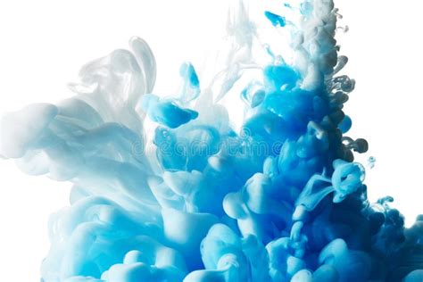 Abstract Splash Of Blue Paint Stock Image Image Of Abstraction