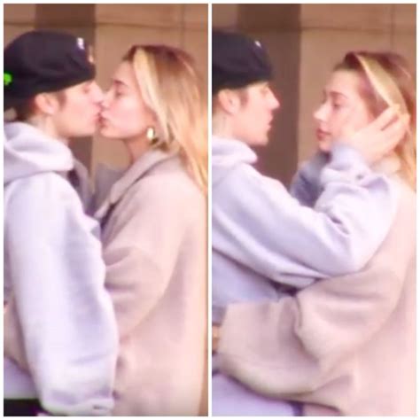 watch newlyweds justin bieber and hailey baldwin kiss in public news track live newstrack