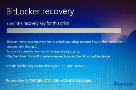 What Is Bitlocker Drive Encryption Recovery Key How To Get It