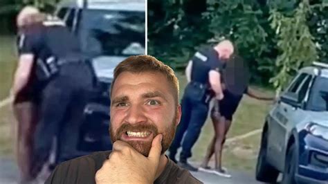 maryland cop caught kissing scantily clad woman before climbing into back of squad car youtube