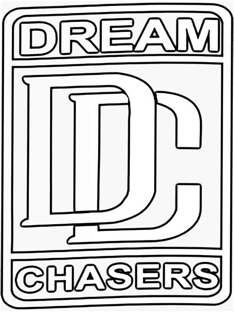 Dc Dream Chasers Logo Sticker For Sale By Fjehanw Redbubble