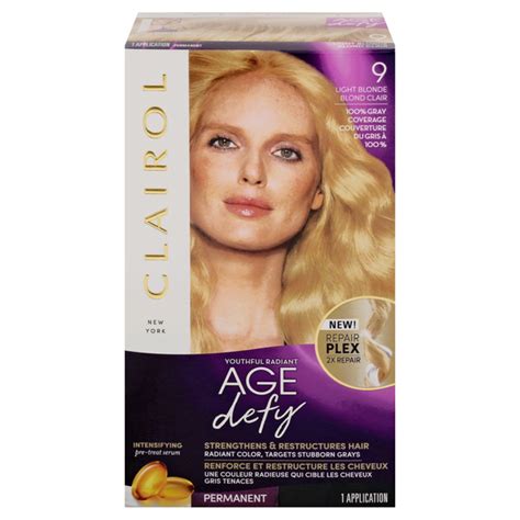 Save On Clairol Age Defy Permanent Hair Color Light Blonde 9 Order