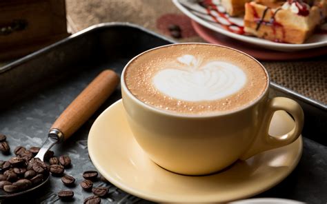 Wallpaper Drink Foam Breakfast Corn Latte Cappuccino Espresso