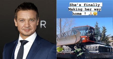 Jeremy Renner Reunites With Snow Plow After Accident Trendradars