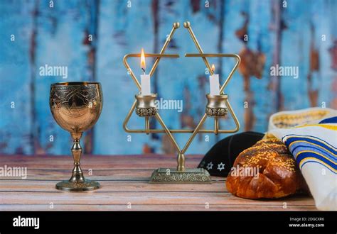 Shabbat Shalom Tradicional Judío Ritual Pan Challah Fotografía De Stock Alamy