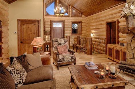 21 Rustic Log Cabin Interior Design Ideas Cabin Interior Design Log