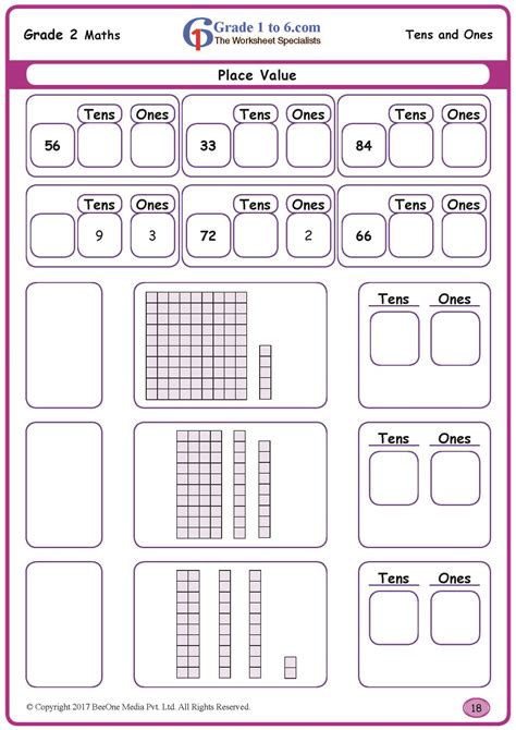 Place Value 2nd Grade Worksheets