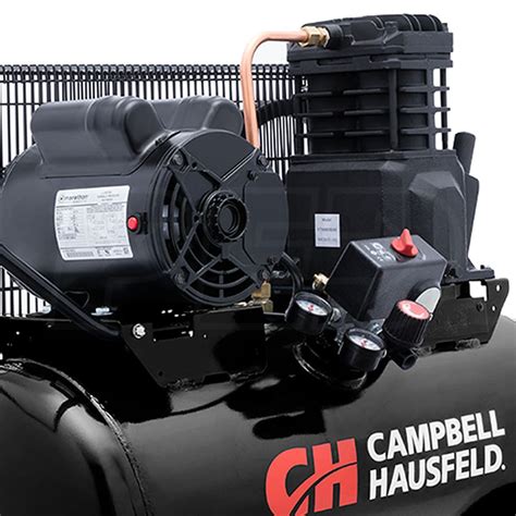 Campbell Hausfeld 2 Hp 20 Gallon Belt Drive Dual Voltage Cast Iron