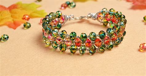 Beader Garden Introduction On Making A Spring Wire Wrapped Bead Bracelet