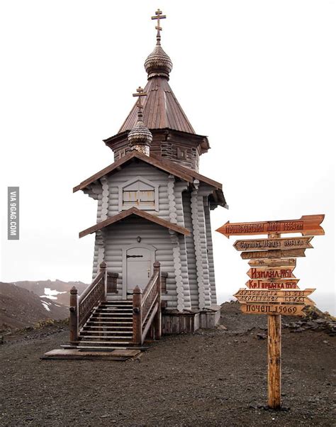 Tiny Church In Antarctica 9gag