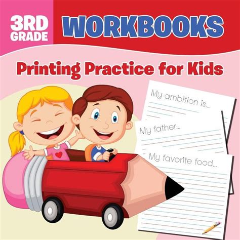 3rd Grade Workbooks Printing Practice For Kids Paperback