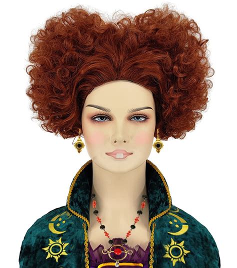 Bopocoko Winifred Sanderson Wig With Necklace Earrings