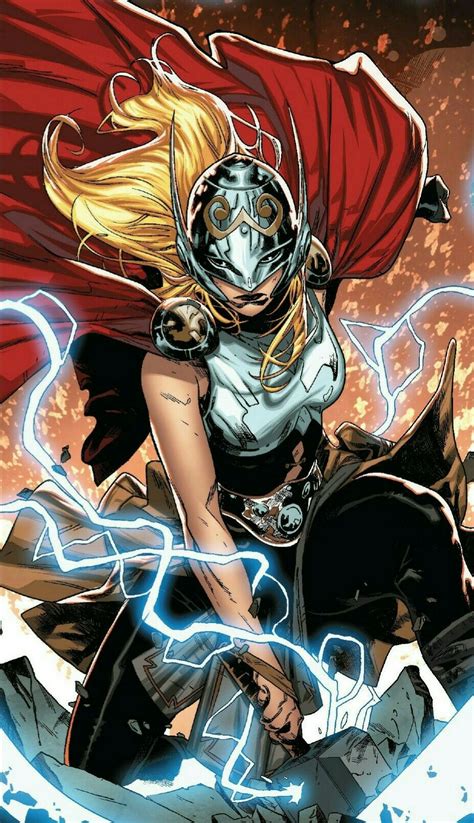 Lady Thor Marvel Comics Art Marvel Comic Universe Female Thor