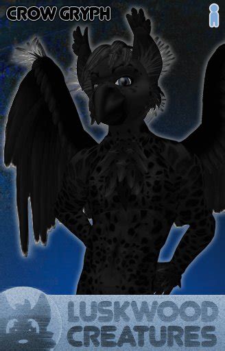 Second Life Marketplace Luskwood Crow Gryph Avatar Male Complete