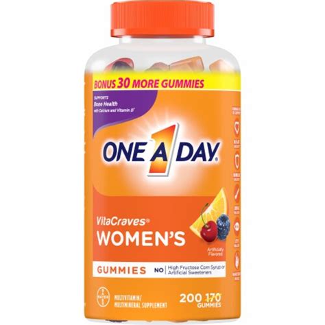 One A Day Womens Vitacraves Multivitamin Gummies 200 Ct Fred Meyer
