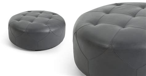 Shop our large round ottoman selection from the world's finest dealers on 1stdibs. Scott Large Round Ottoman, Oxford Grey Premium Leather ...