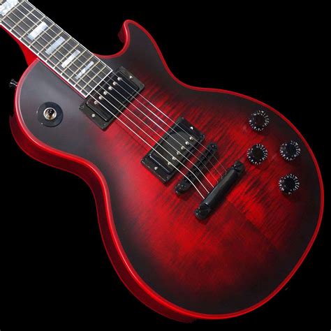 Gibson Custom Shop Les Paul Custom Satin Red Widow Hirano Music Online