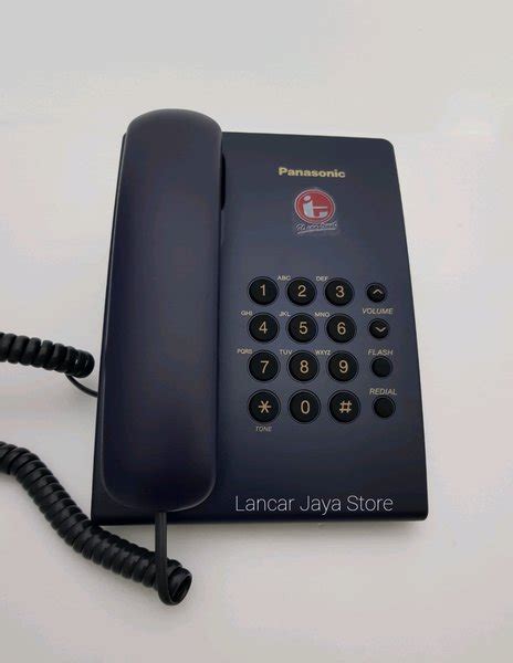 Jual Telepon Meja Kantor Panasonic Kx Ts505 Biru Di Lapak Lancar Jaya