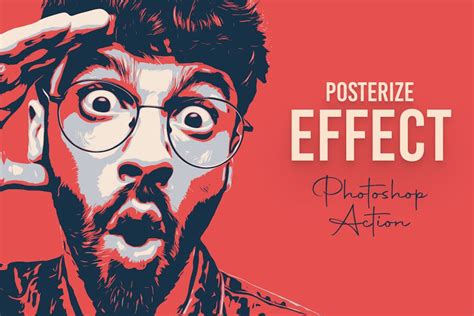 Posterize Effect Photoshop Action In Envato Elements