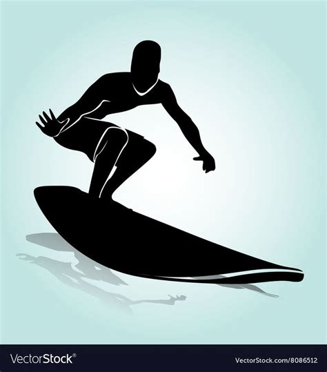 Silhouette Surfer Vector Illustration Download A Free Preview Or High Quality Adobe