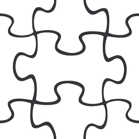 Puzzle Piece Outline Clipart Best