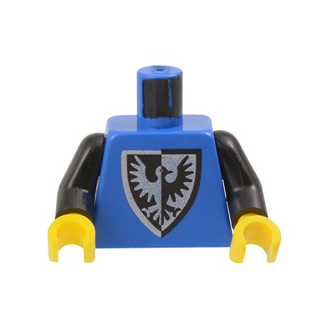 LEGO Minifig Torso With Black Falcon Shield 1st Reissue 973 Comes