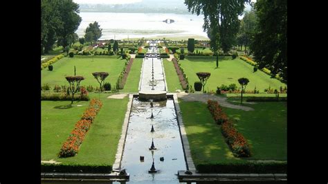 Mughal Garden Nishat Bagh Srinagar Kashmir Hd Video Youtube