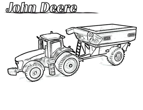 Traktor mit anhänger, traktor mit kran und viel mehr traktor zum ausdrucken und ausmalen. KonaBeun - zum ausdrucken ausmalbilder traktor - #25244