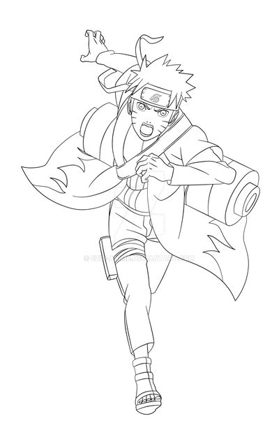 Sage Mode Naruto Coloring Pages Imagesee