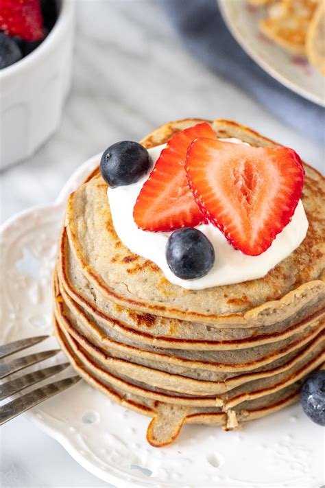 Healthy And Easy Protein Pancakes Recipe Yellowblissroad Com