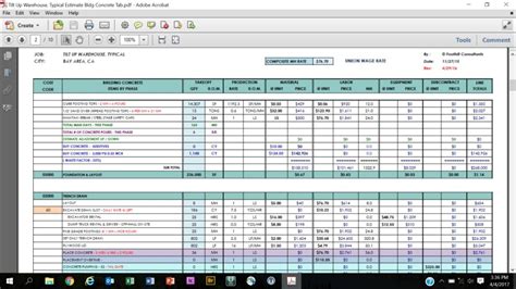 Concrete Cost Estimator Excel Free Sample Excel Templates