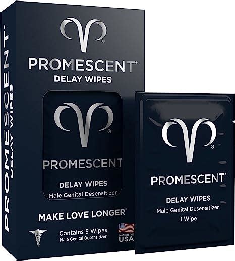 Promescent Delay Wipes Sexual Enhancer For Men To Last Longer In Bed Climax Control Numbing