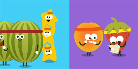 Now you can feel the olympic experience from your home, google never failed to disappoint their users. Google Doodle Fruit Games on Behance | Google doodles ...