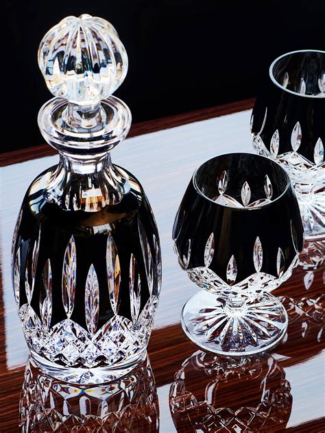 Waterford Black Cut Crystal Brandy Glass Set Of 2 At John Lewis And Partners