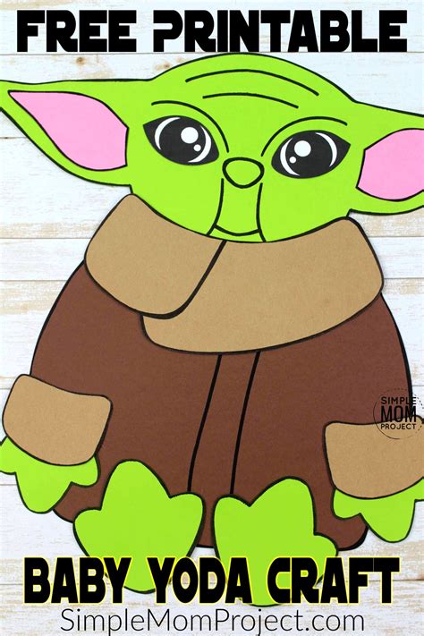 Build A Yoda Craft For Kids With A Free Printable Template