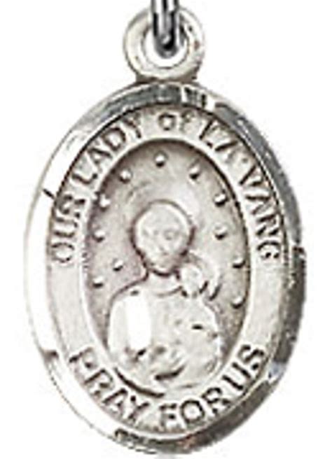 Our Lady Of La Vang 50 Oval Sterling Silver Side Medal Sisters