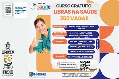 Curso De Extens O Libras Na Sa De Abre Inscri Es Para Pessoas Da