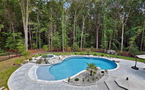 A Gorgeous Zero Entry Pool Completed This Outdoor Living Space By
