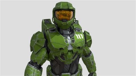 Halo Infinite Master Chief 3d Model And Retexture Work Halo Rezfoods