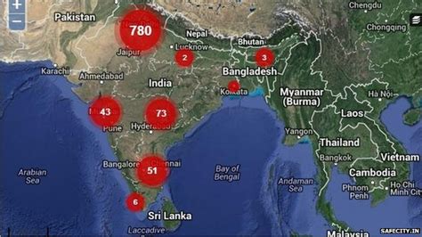 Mapping Unsafe Areas For Indias Women Bbc News