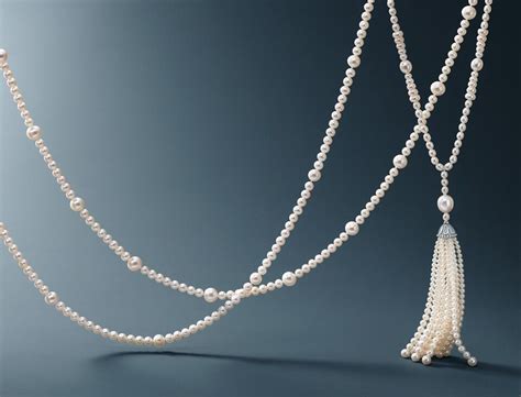 Long Pearl Tassel Necklace Tiffany And Co Jewelry Long Pearl