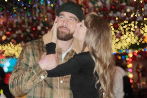 Taylor Swift Gives Travis Kelce A Sweet Kiss On The Cheek