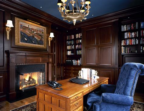 Handmade Red Mahogany Library By Culin And Colella Inc