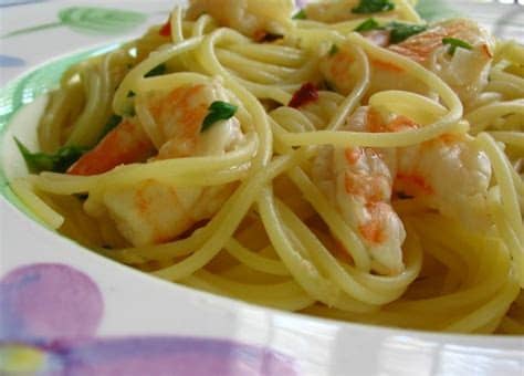 Once shimmering and hot, add the shrimp and saute until just cooked through, about 2 to 3 minutes. Shrimp And Angel Hair Pasta Recipe - Food.com