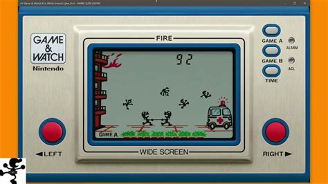 Game And Watch Fire 328 New Widescreen Game A Youtube
