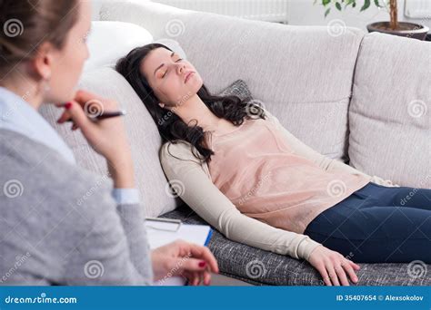 Psychiatrist And Woman Patient Stock Photo Image Of Mental